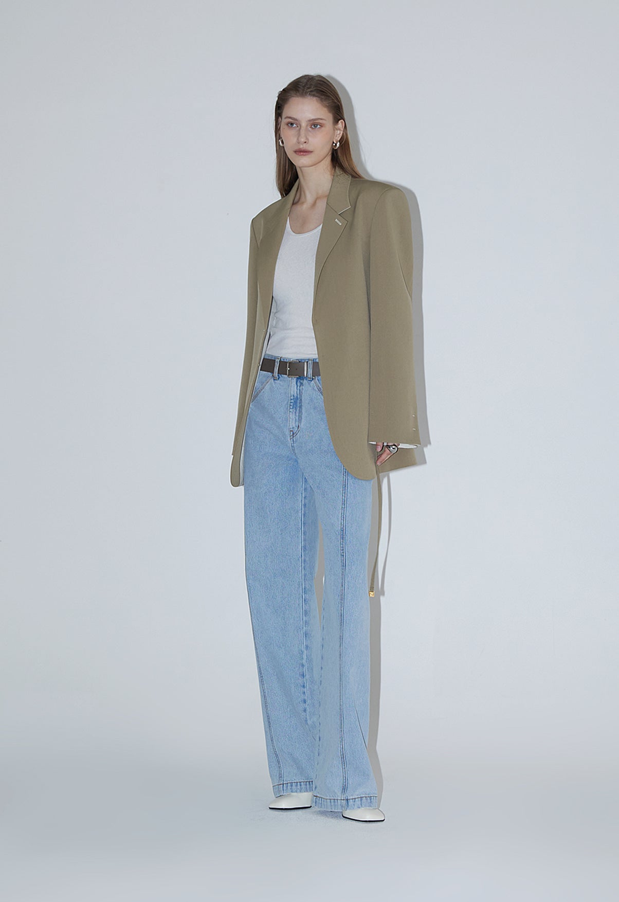 [RENEJ 2025SS] Us Square Tweed Jacket 