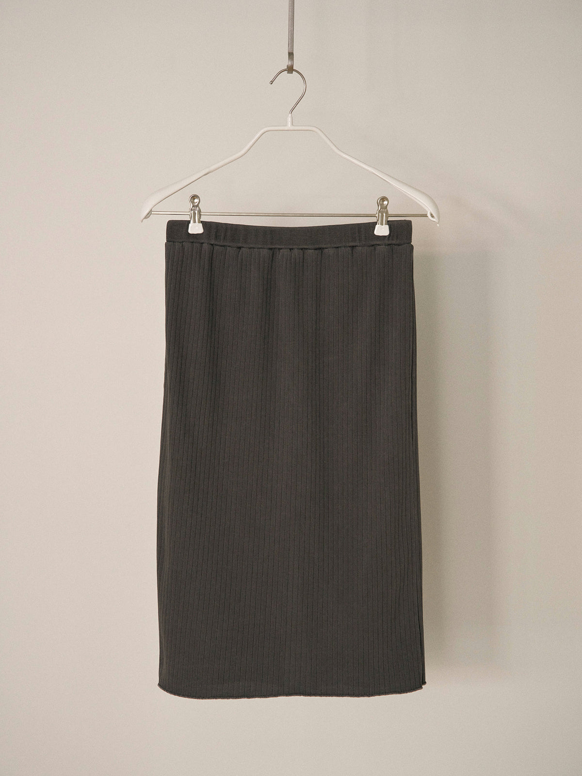 MARAN Pigment Rib Skirt - Charcoal 商品画像16/19
