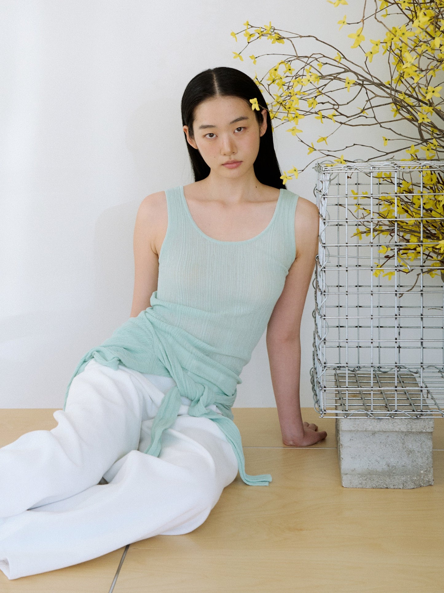 Multi Rib Sleeveless - Mint