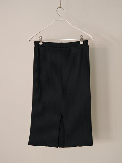 MARAN Lino Rib Skirt - Black 商品画像21/21