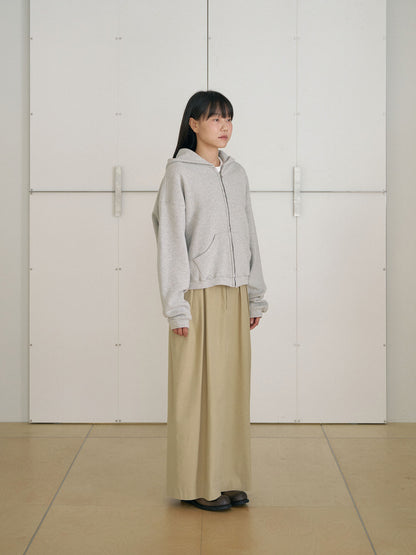 MARAN Current Waffle Hoodie Zip-up - Light Gray 商品画像13/21