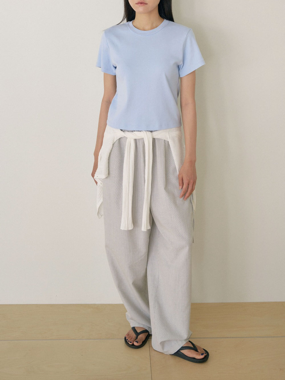 Soft Rib Short Sleeve - Blue