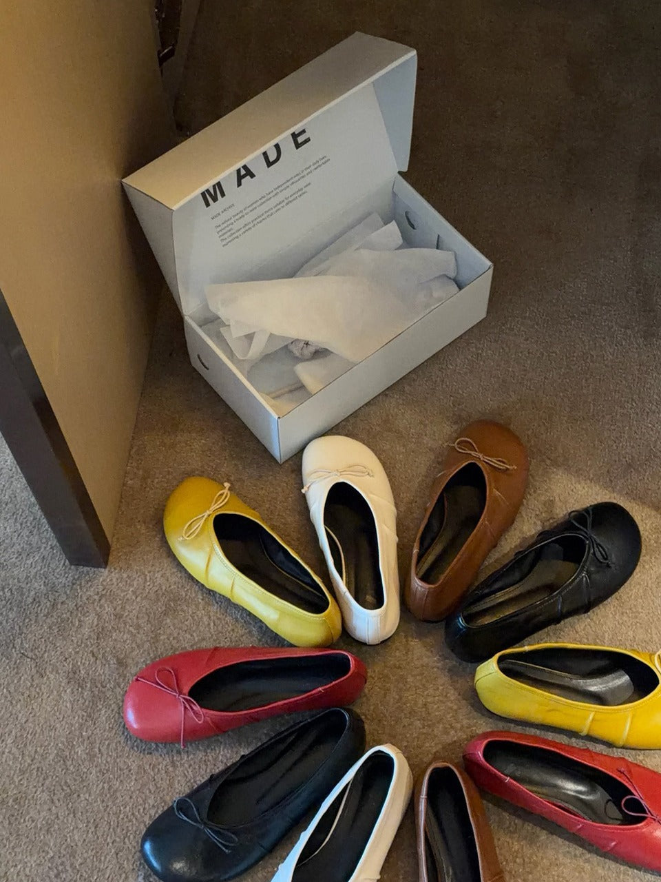 【A MA:DE】Forming plat shoes ( 5color )