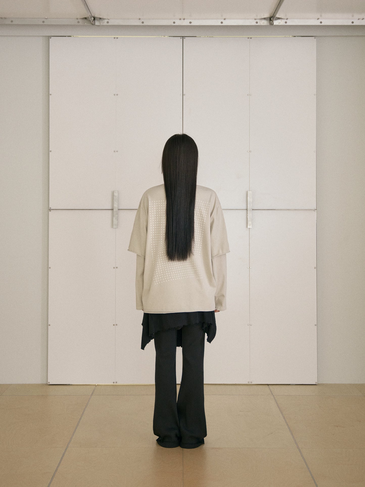 Pigment Layered Long Sleeve - Beige