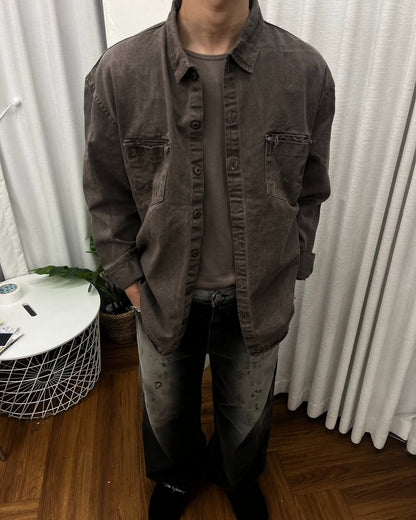 Stone Western Military Jacket