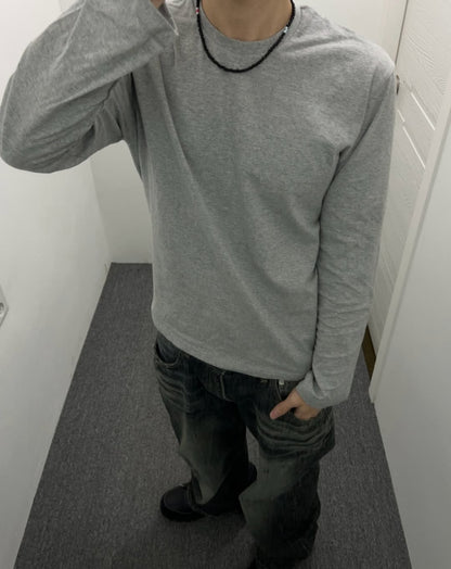 Standard U-Neck Long Sleeve Tee