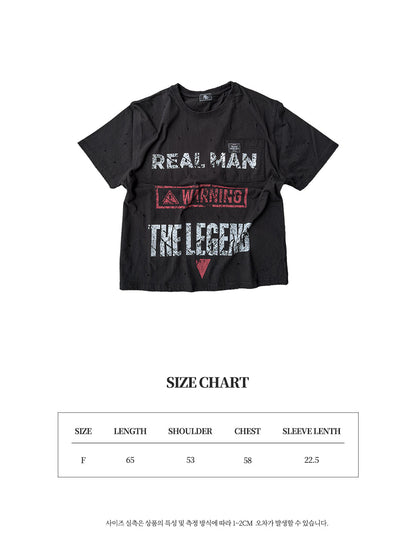 Real man is Legend tee