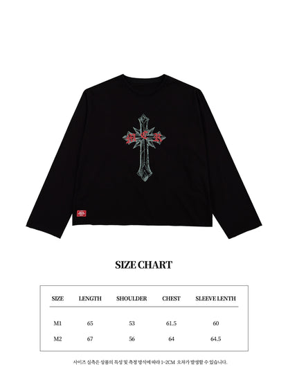 Scarred cross LS(black)