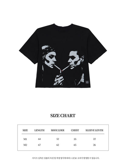 Smoking girls tee BK