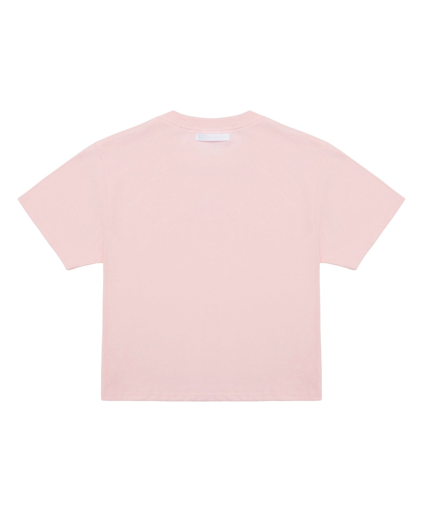 【C Wear シーウエア】 Oversized Crop T-Shirt Light Pink