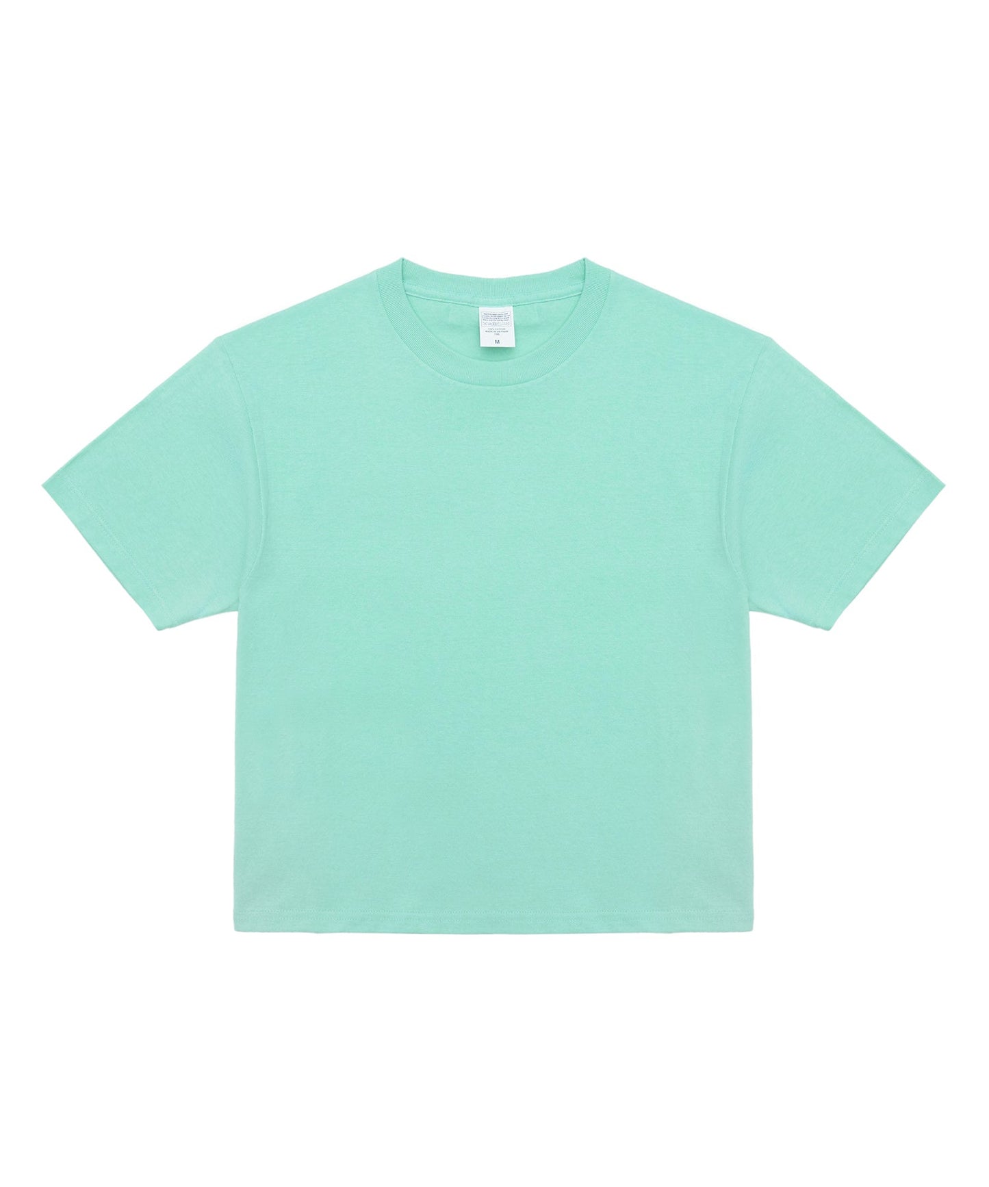 【C Wear シーウエア】 Oversized Crop T-Shirt Mint