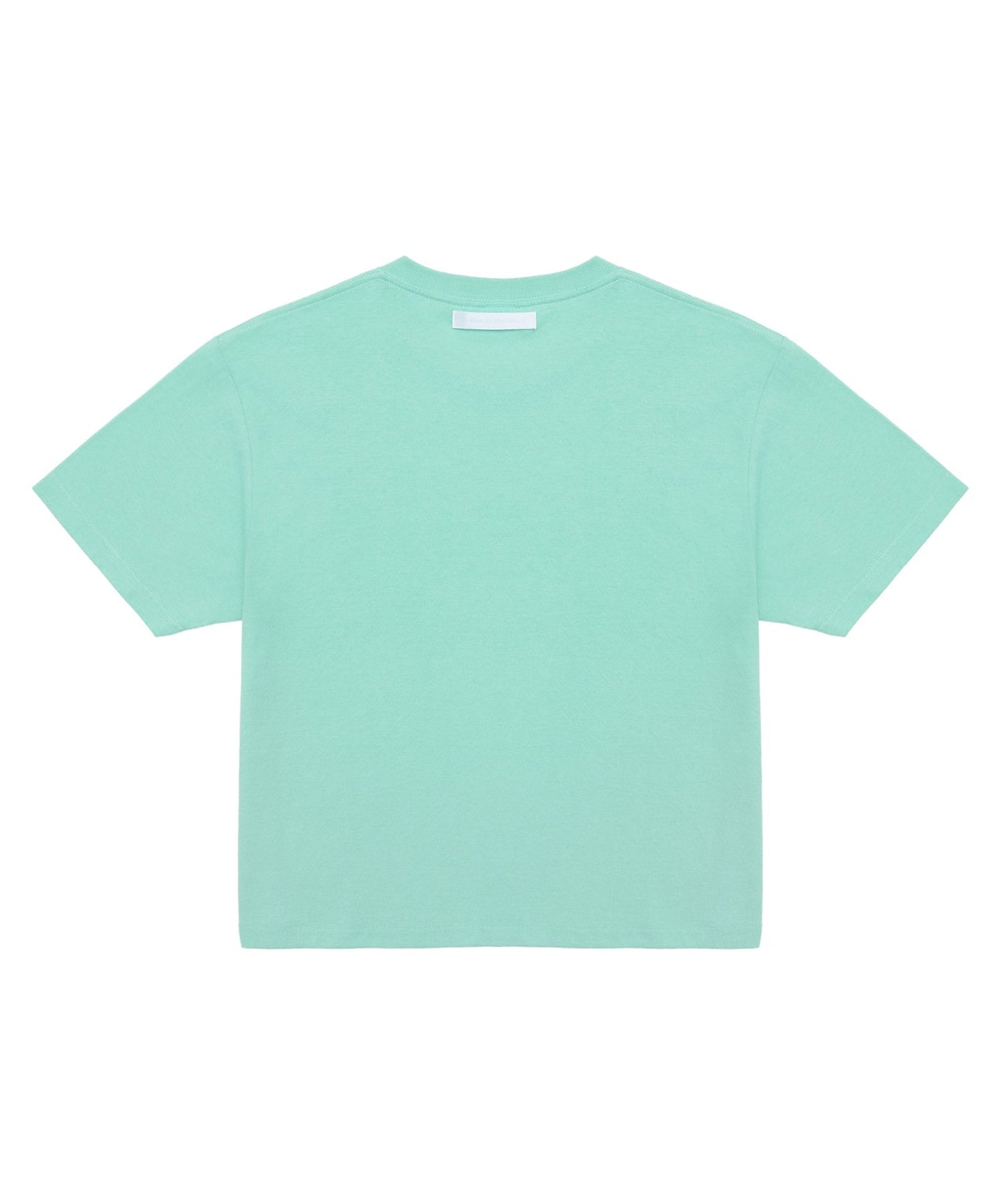【C Wear シーウエア】 Oversized Crop T-Shirt Mint