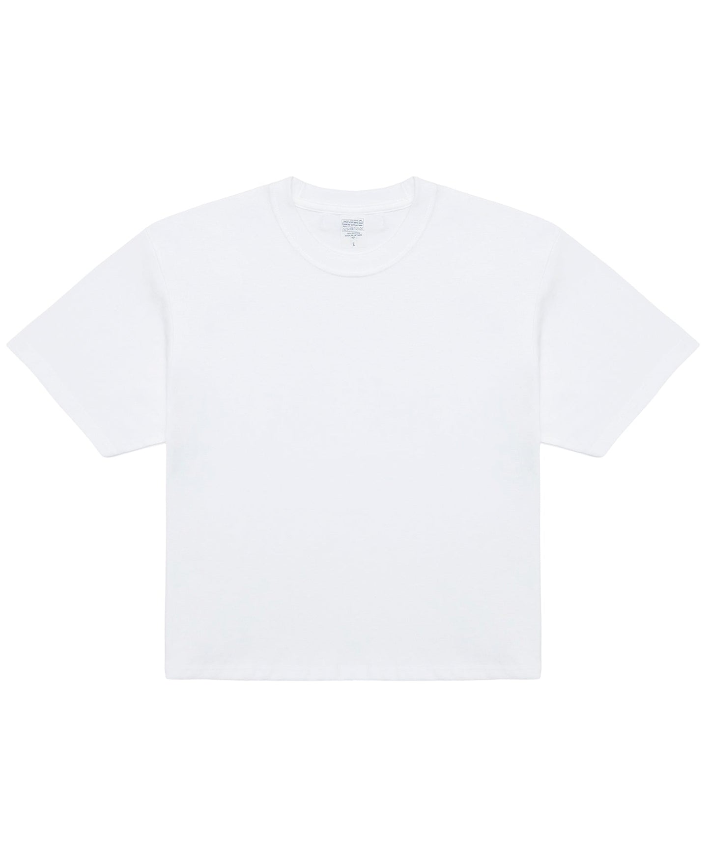 【C Wear シーウエア】Heavyweight Oversized Crop T-Shirt White