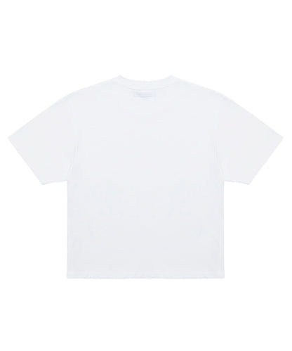 【C Wear シーウエア】Heavyweight Oversized Crop T-Shirt White