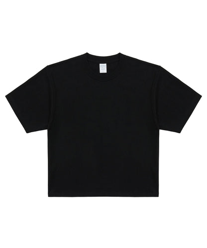 【C Wear シーウエア】Heavyweight Oversized Crop T-Shirt Black