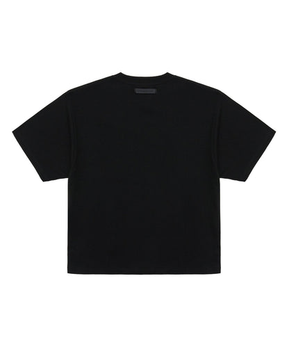【C Wear シーウエア】Heavyweight Men's Crop T-Shirt Black