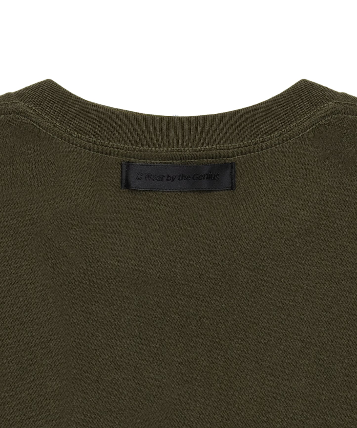 【C Wear シーウエア】Men's Crop Long Sleeve T-Shirt Khaki