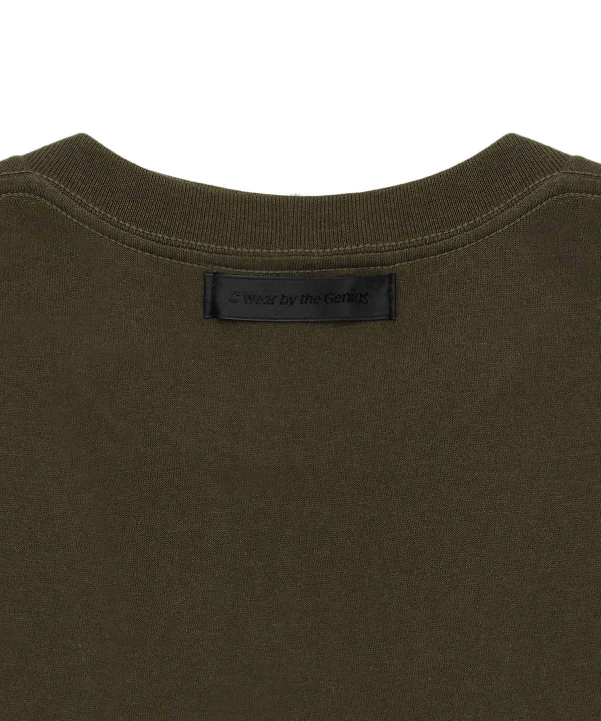 【C Wear シーウエア】Oversized Crop Long Sleeve T-Shirt Khaki