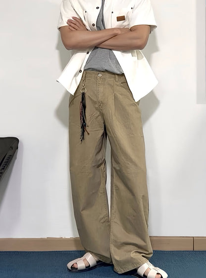 Puckered Wide Pants