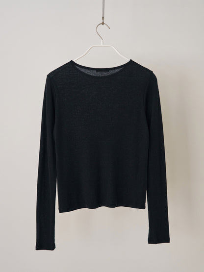 MARAN Finger Hole Long Sleeve - Black 商品画像21/21