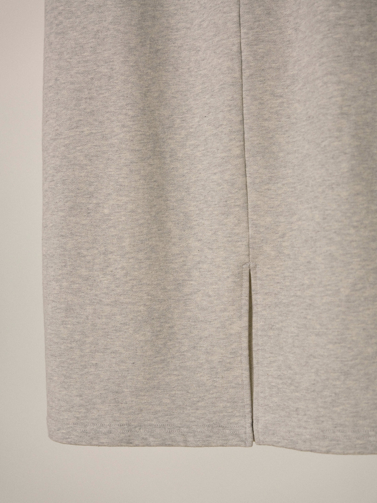 MARAN Center Slit Sweat Skirt - Light Gray 商品画像16/17