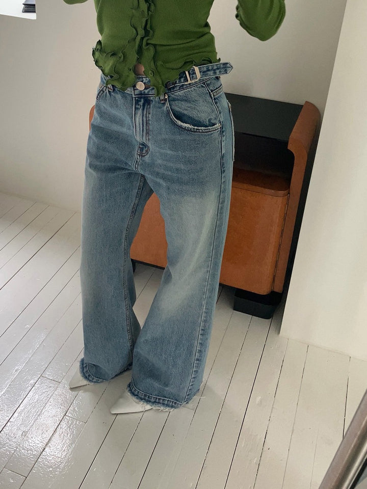 【A MA:DE】To side denim pants