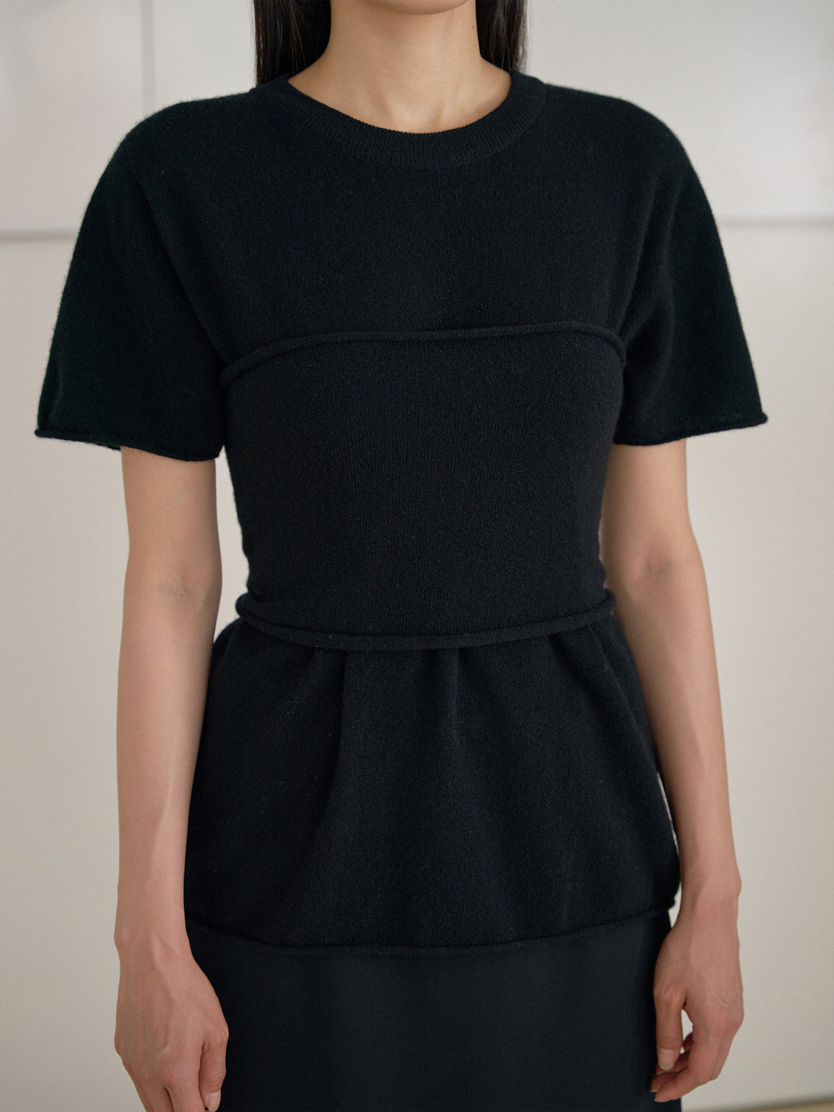 Cashmere Bustier - Black 10