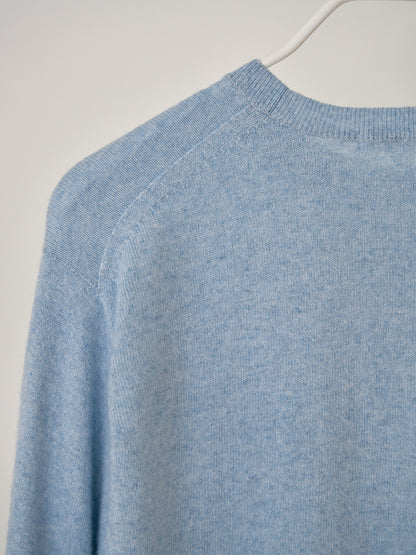 Cashmere Round Pullover - Blue 8