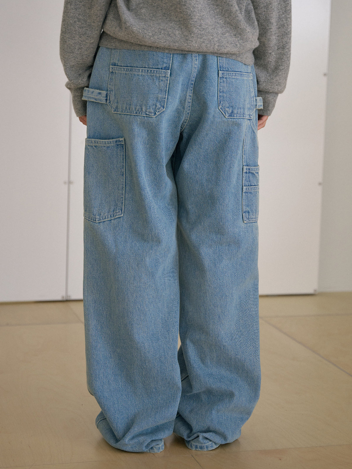 MARAN Indigo Denim Work Pants - Indigo 商品画像13/21