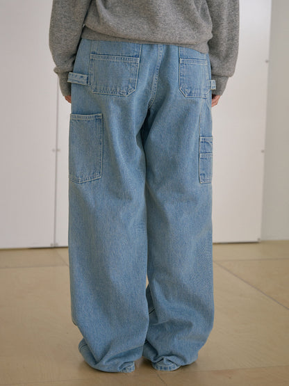MARAN Indigo Denim Work Pants - Indigo 商品画像13/21