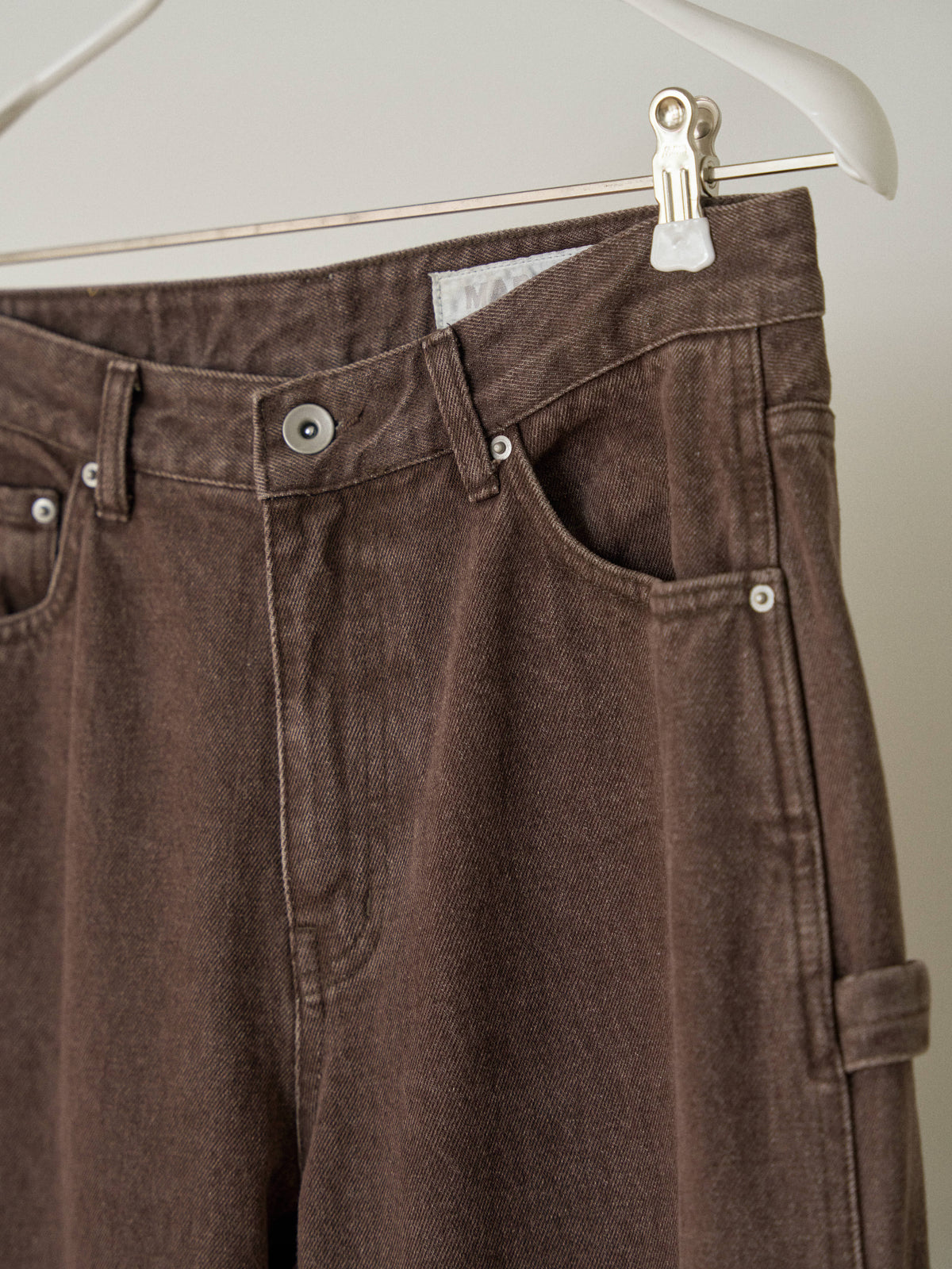 MARAN Washed Work Pants - Brown 商品画像13/15