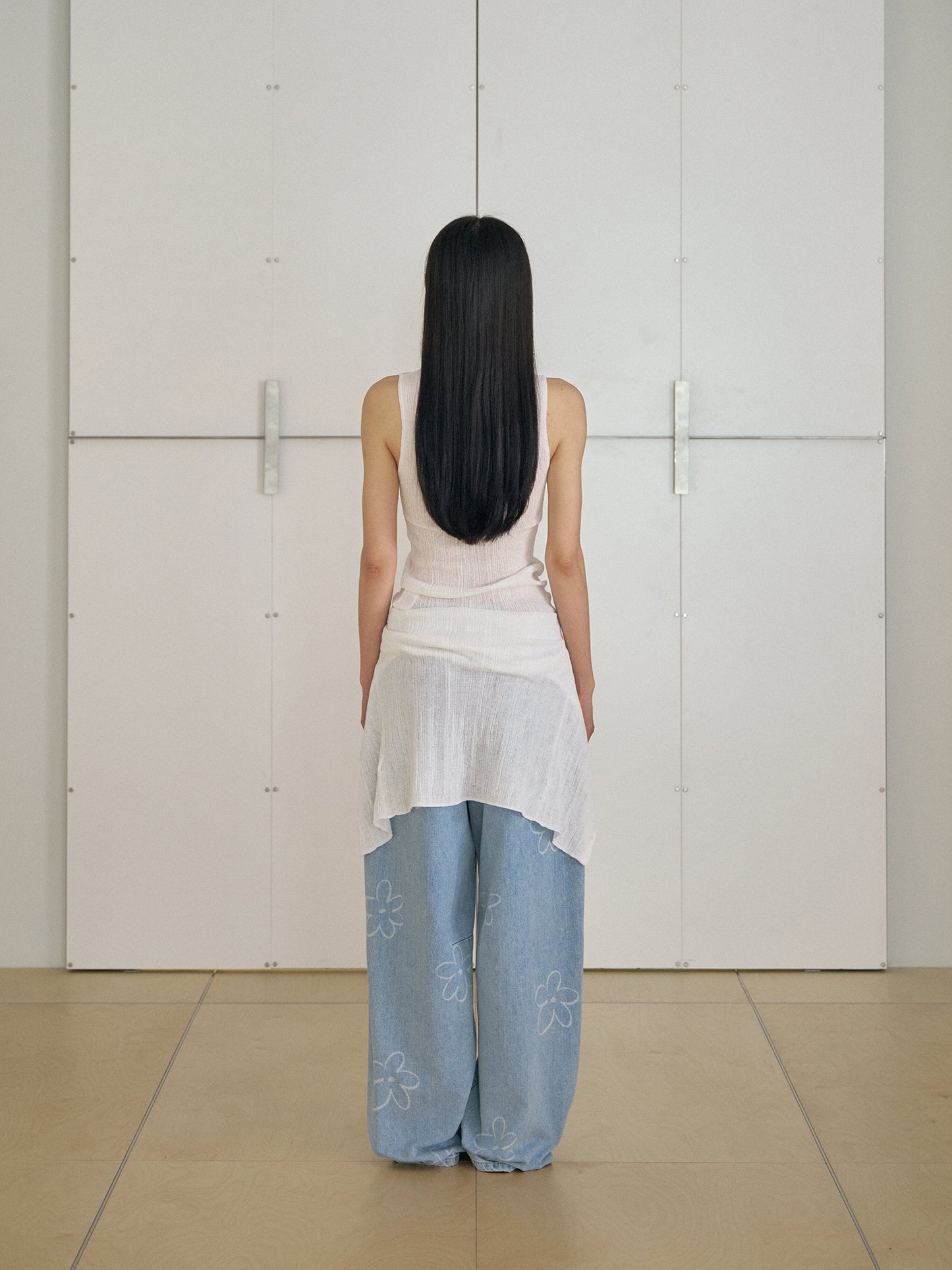 Multi Rib Sleeveless - Ivory