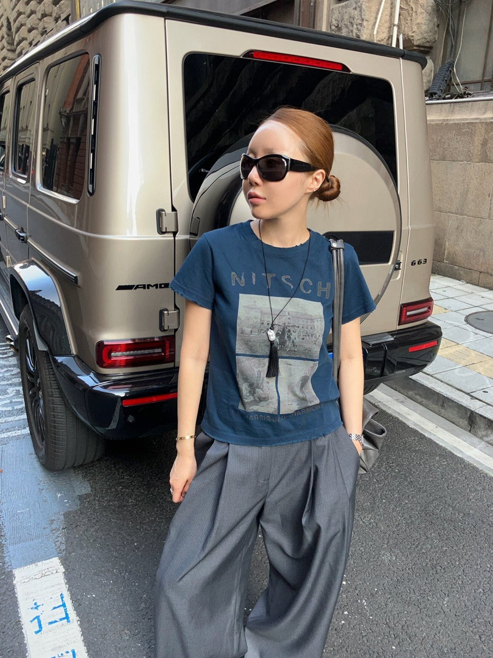 【A MA:DE】Nitz T-shirt ( 2color )