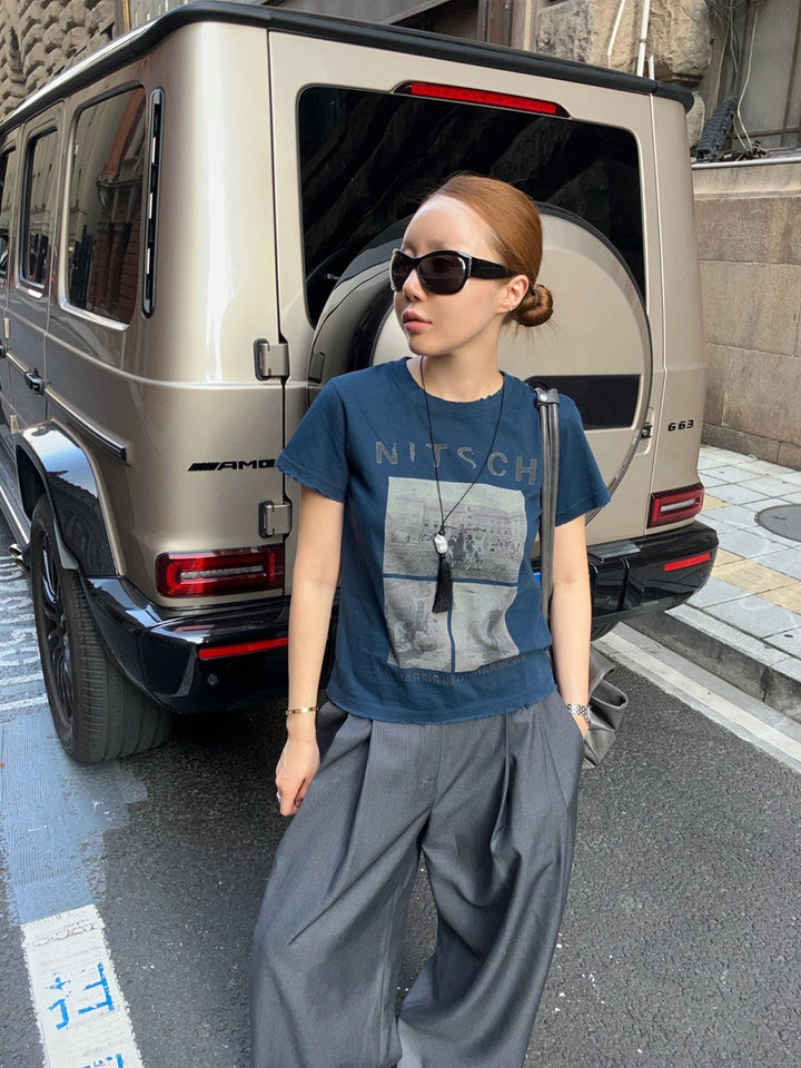 【A MA:DE】Nitz T-shirt ( 2color )