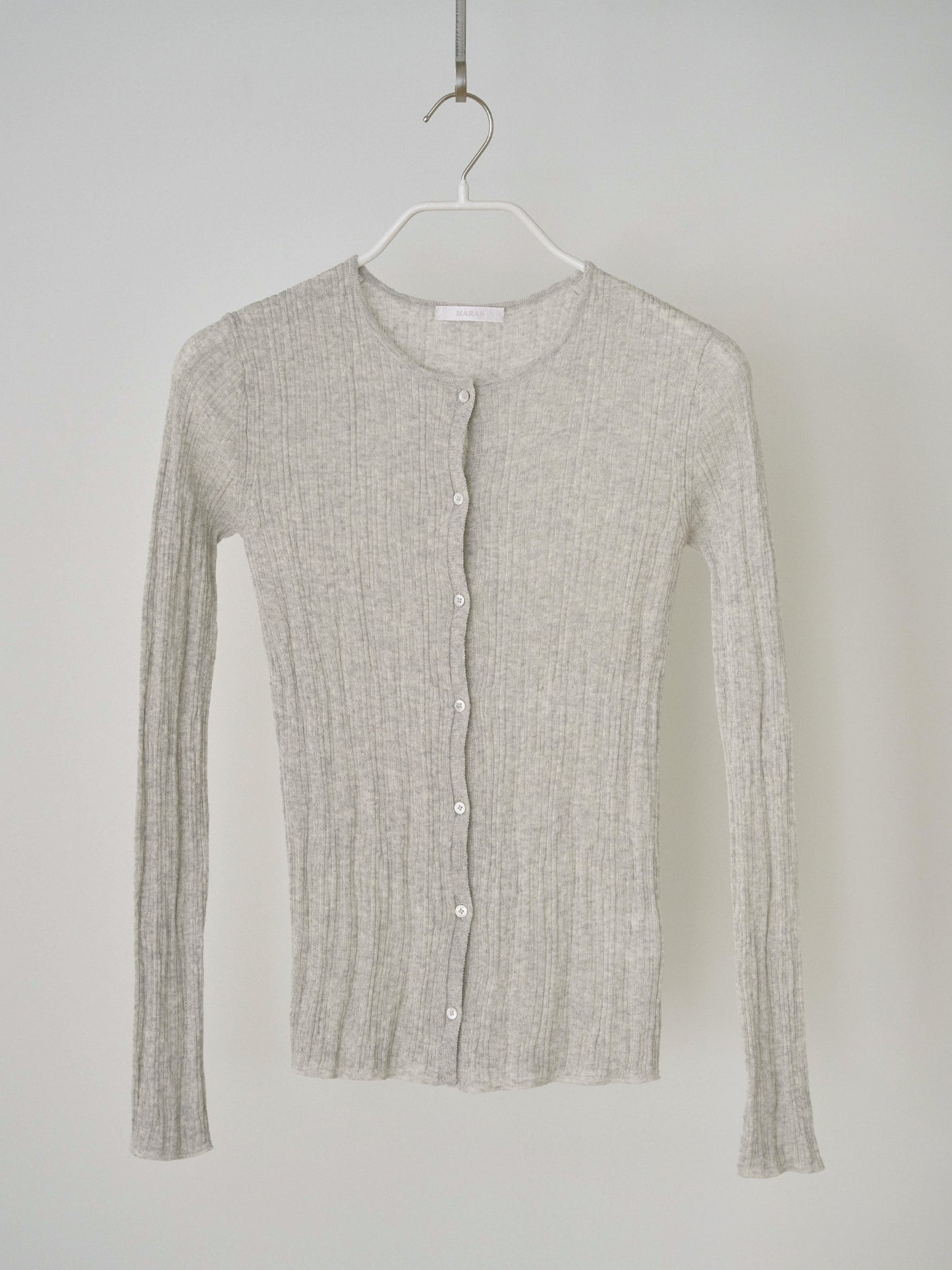 Multi Rib Cardigan - Gray