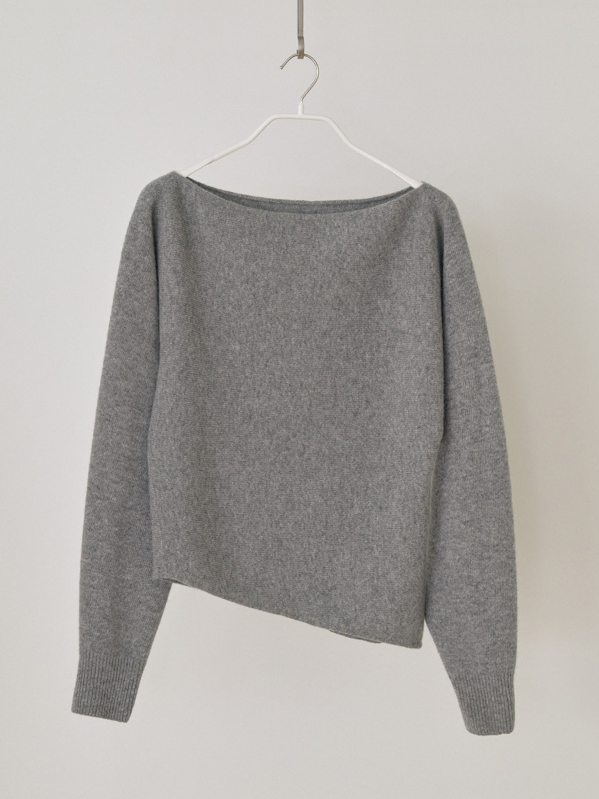 Flow Boat Neck Pullover - Gray 10