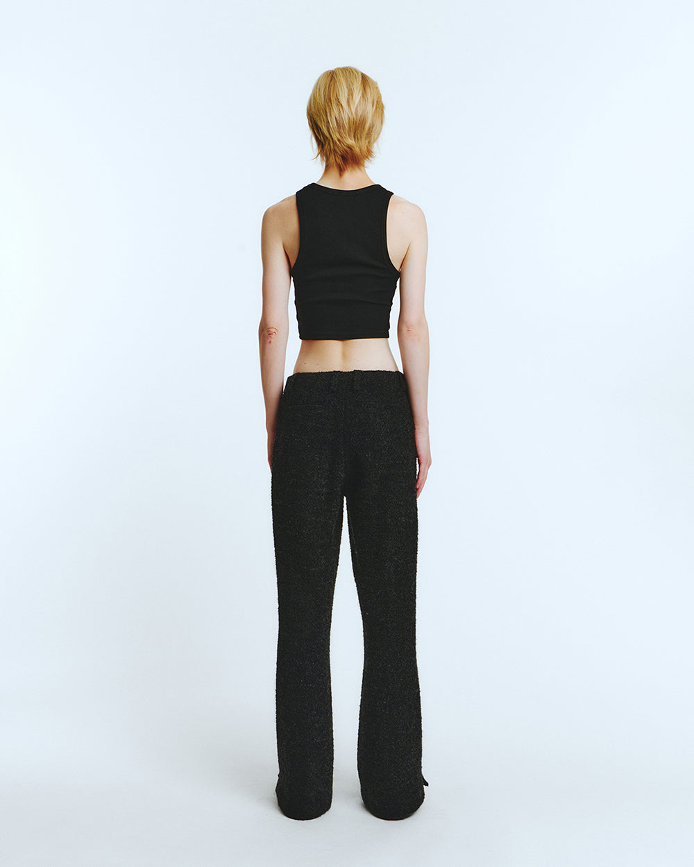 BOUCLE BELL BOTTOMS Black