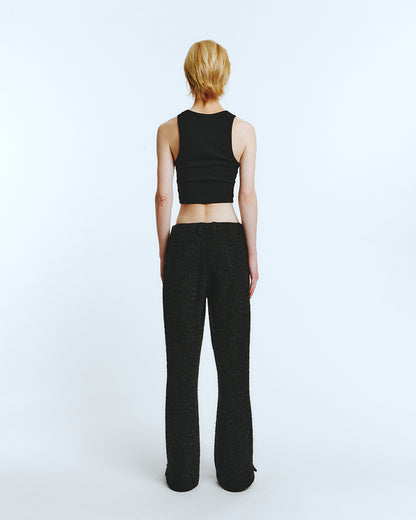 BOUCLE BELL BOTTOMS Black