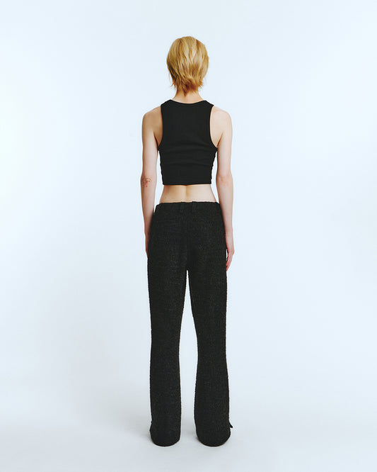 BOUCLE BELL BOTTOMS Black