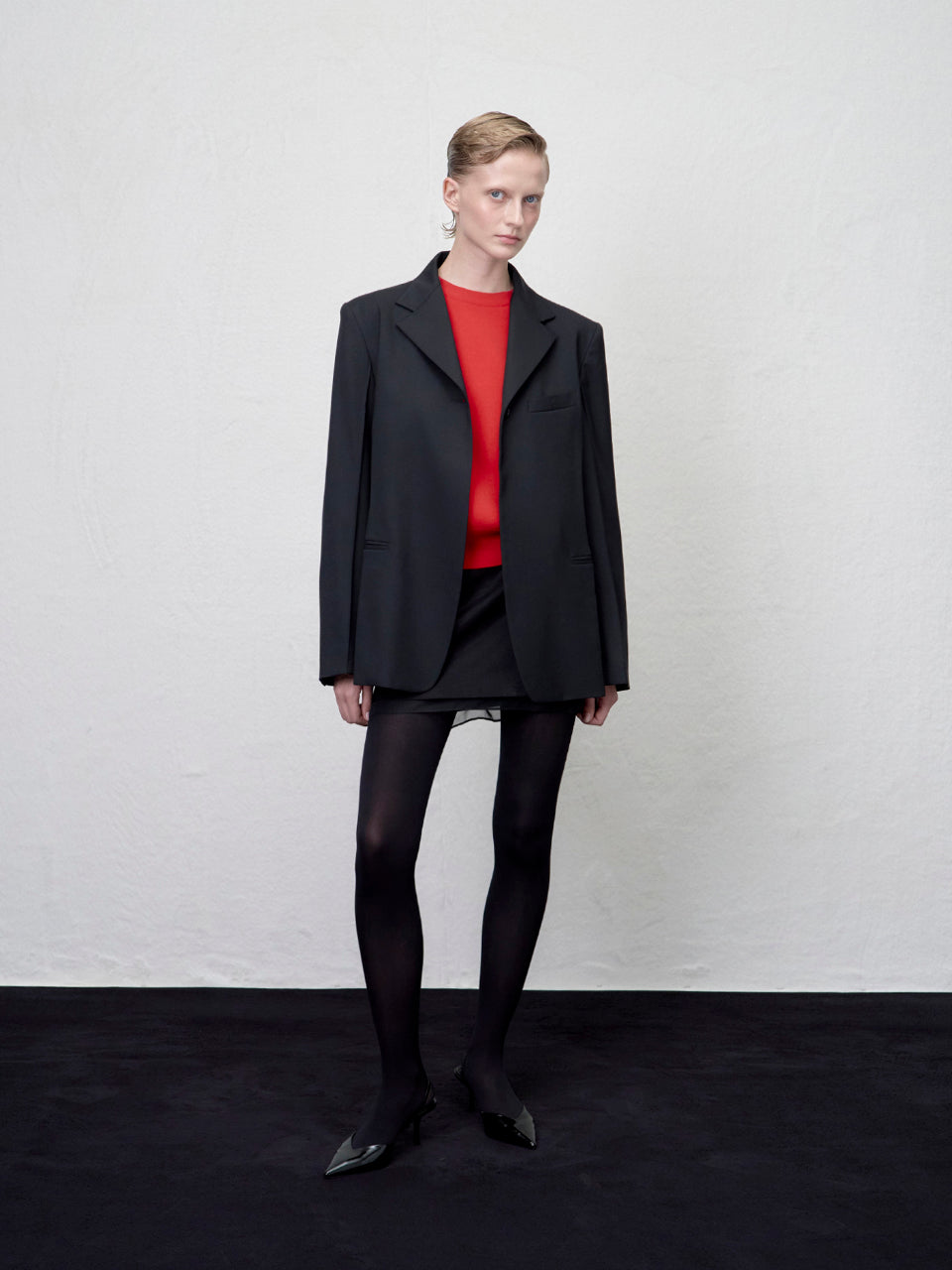 【ARIK. アリク AW】Kaus Pressed single jacket Black