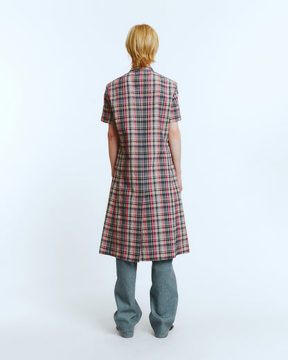 HALF SLEEVE COAT Multi Check