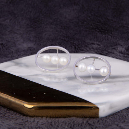 [SUMMER TAG SOL] FRESHWATER PEARL TRAY EARRING