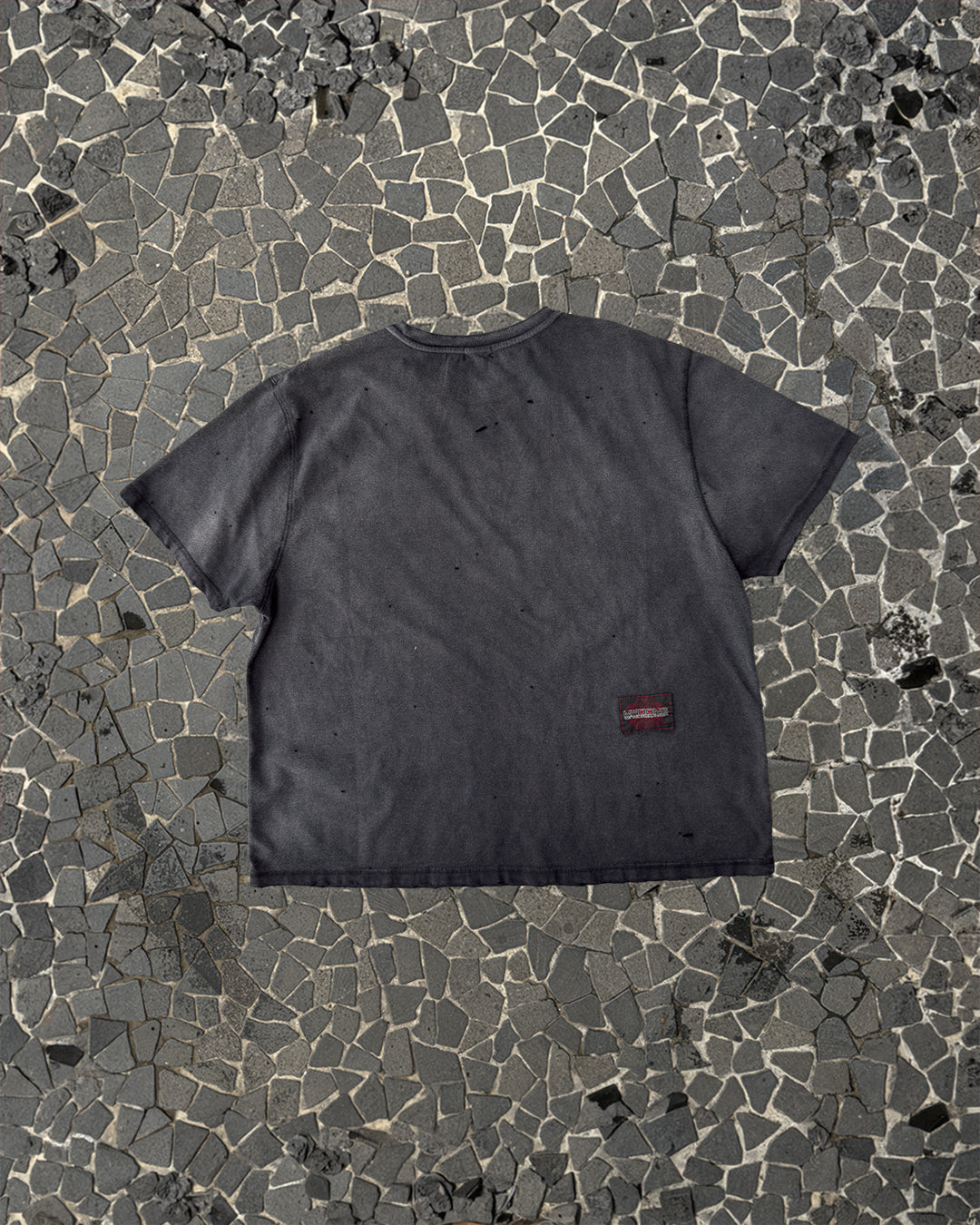 MWOONG Fade out fake pocket tee black(ブラック) 商品画像14/16