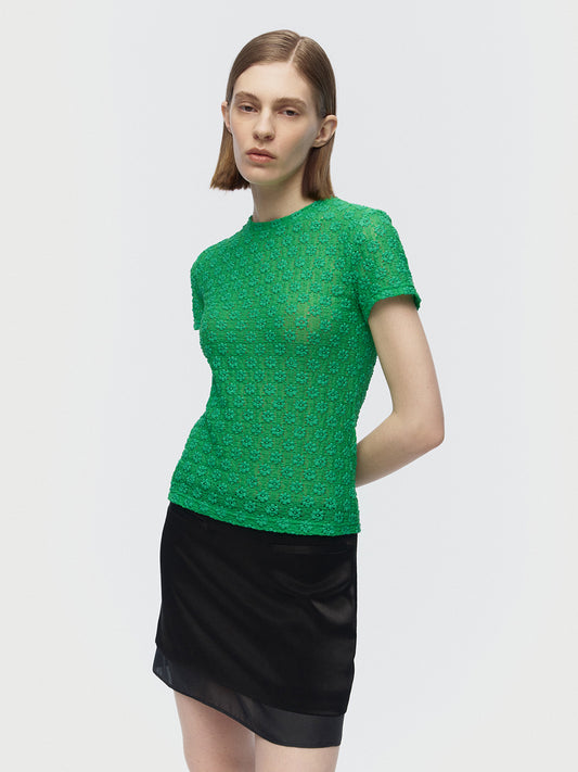 【ARIK. アリク】[24SS] SAMAKAH Layered mini skirt Black