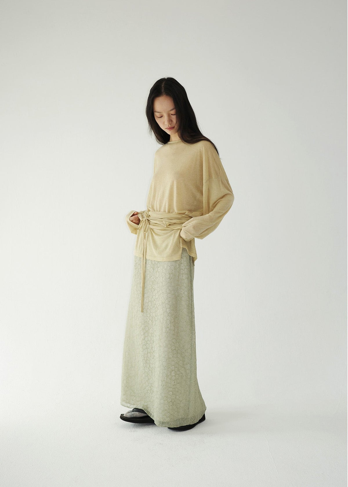 TENCEL TOP SET -YELLOW