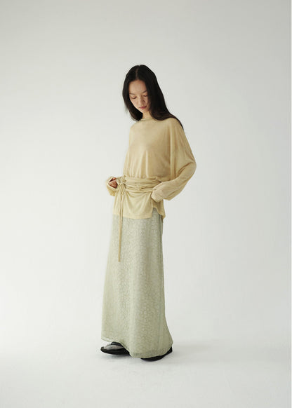 TENCEL TOP SET -YELLOW