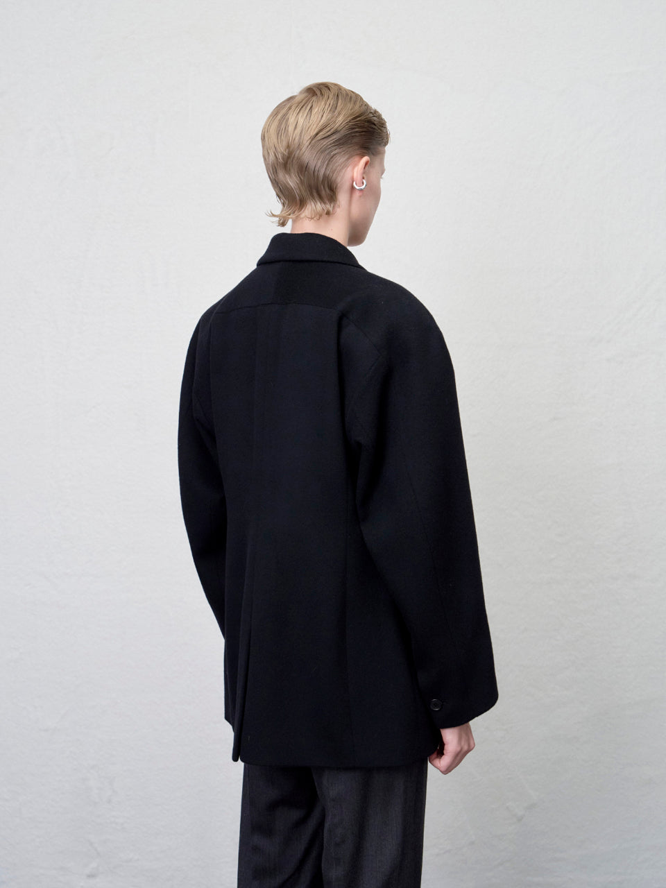 【ARIK. アリク AW】Sagit wool volume jacket Black