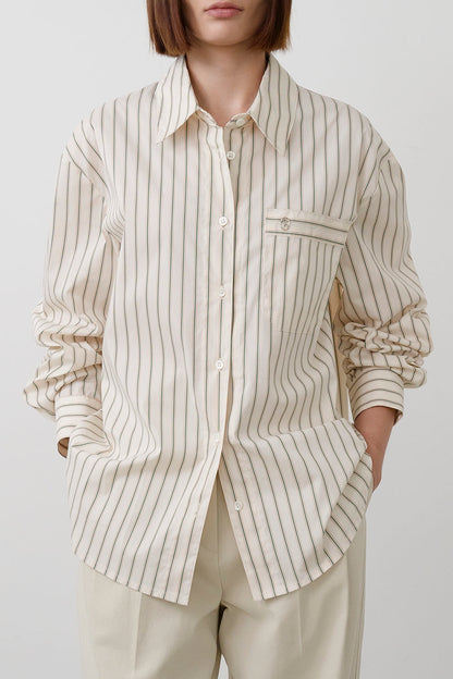 [HER&SHE 2025AW] A St. Stripe Shirt