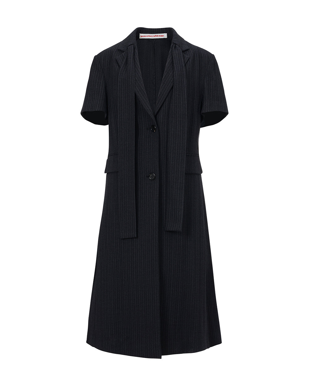 HALF SLEEVE COAT Black