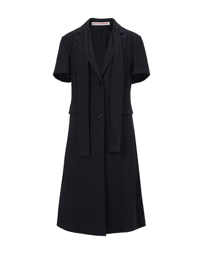 HALF SLEEVE COAT Black